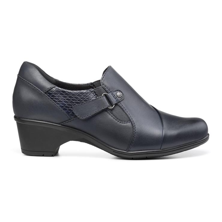 hotter Barnet Shoes Navy Snake