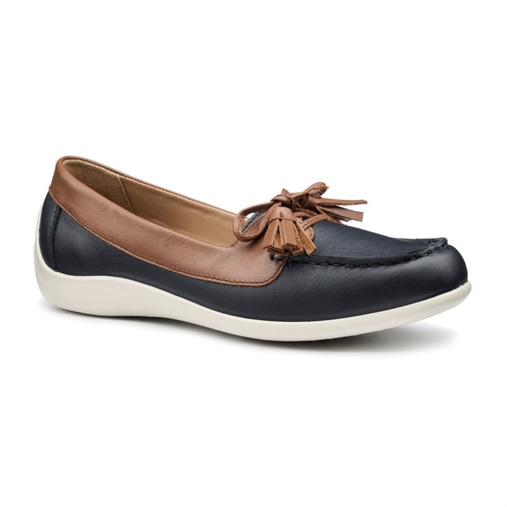Hotter Bay II Shoes Navy / Rich Tan