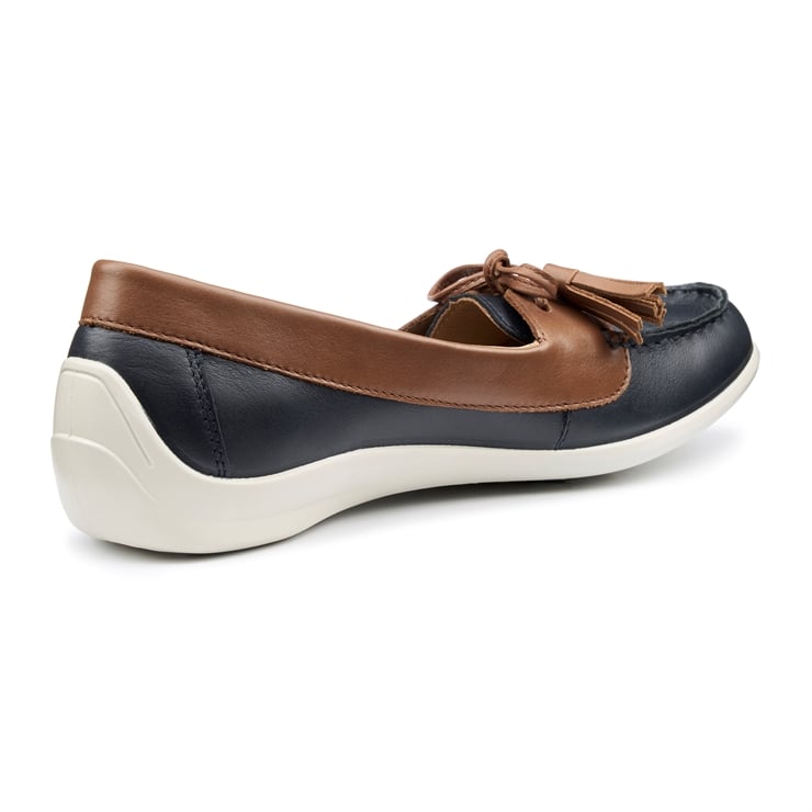 Hotter Bay II Shoes Navy / Rich Tan