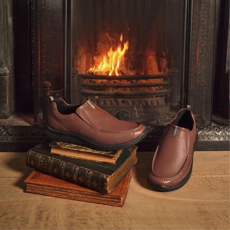 Hotter Boost Shoes Dark Brown