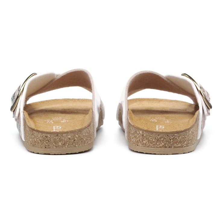 Hotter Camila Sandals Beige Floral