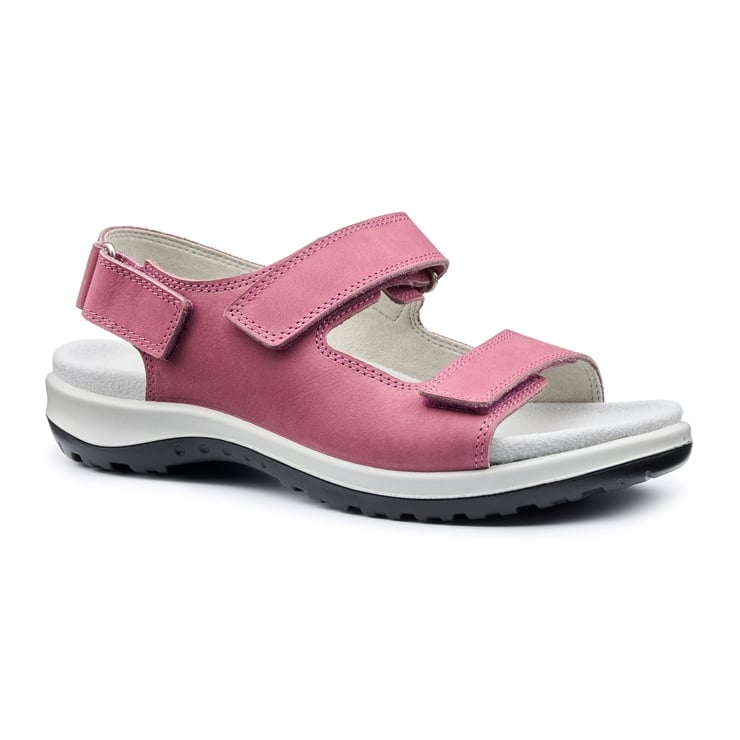Hotter Canter Sandals Dark Rose