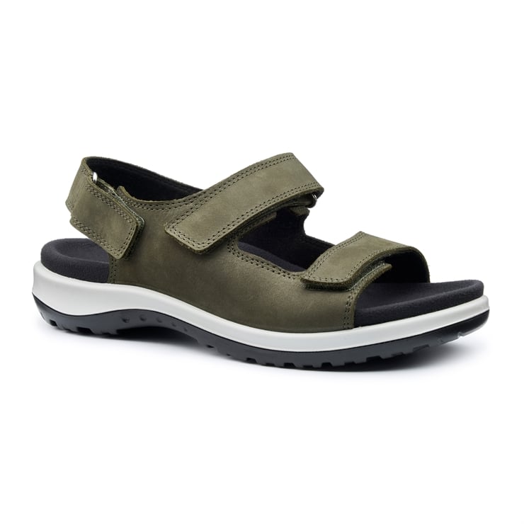 Hotter Canter Sandals Khaki