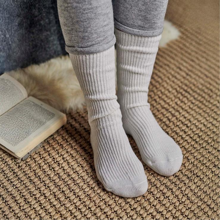 hotter Cashmere & Merino Socks Cream