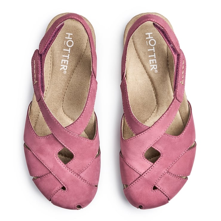 Hotter Catskill II Sandals Dark Rose