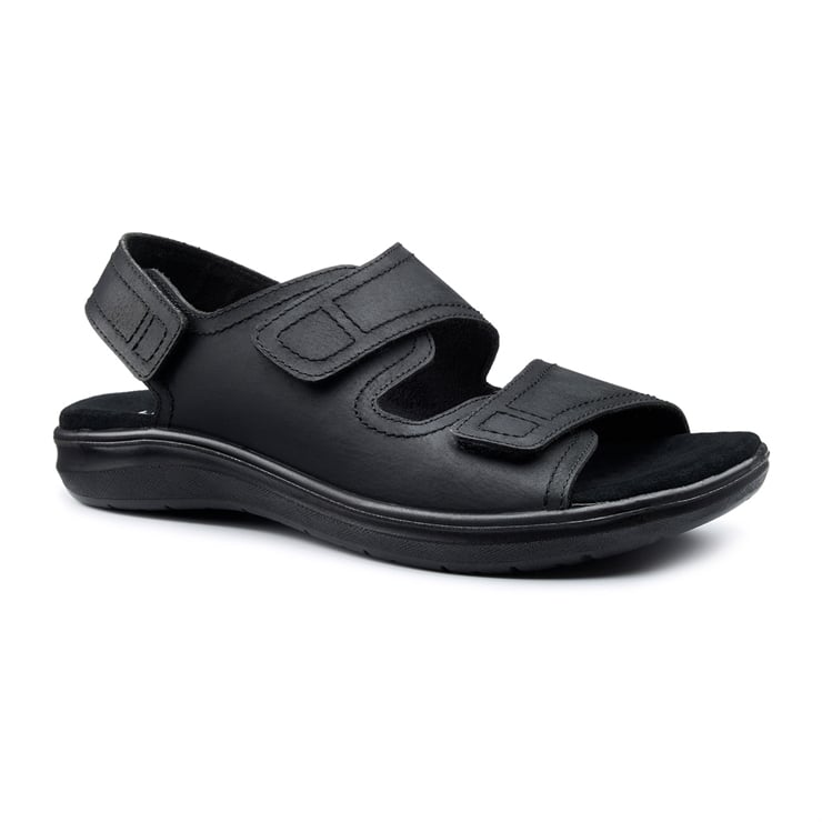 Hotter Causeway Sandals Black