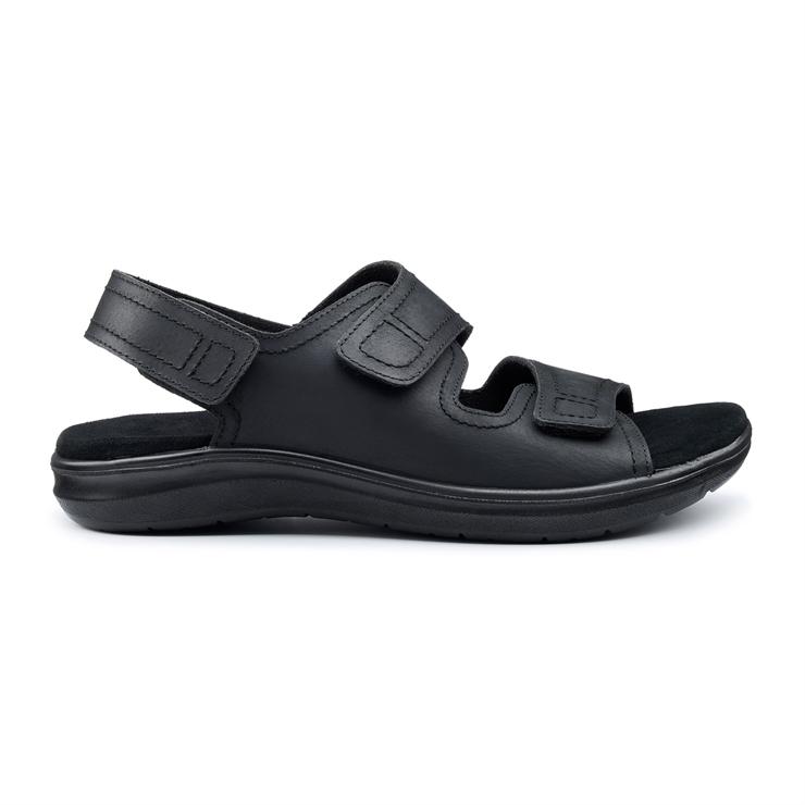 hotter Causeway Sandals Black