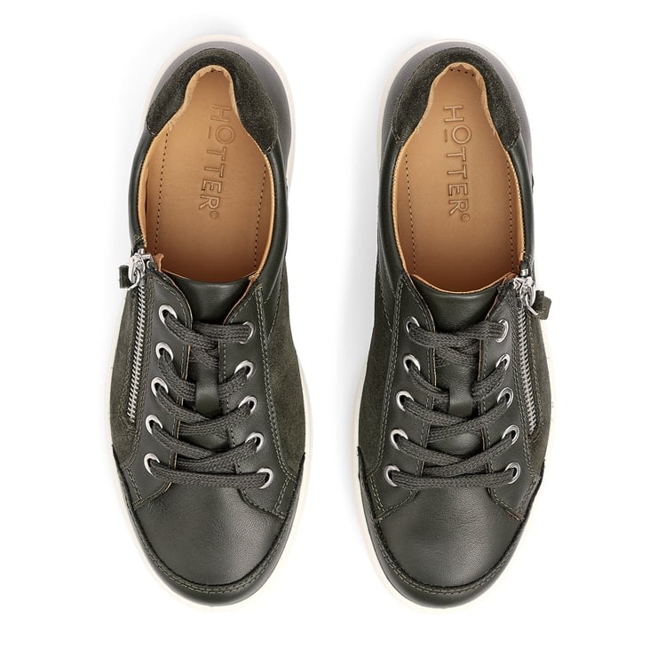 Hotter Chase II Trainers Forest Green Multi