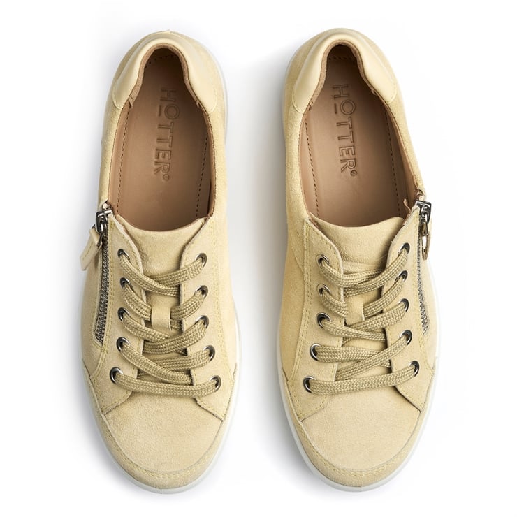 Hotter Chase II Trainers Primrose Suede