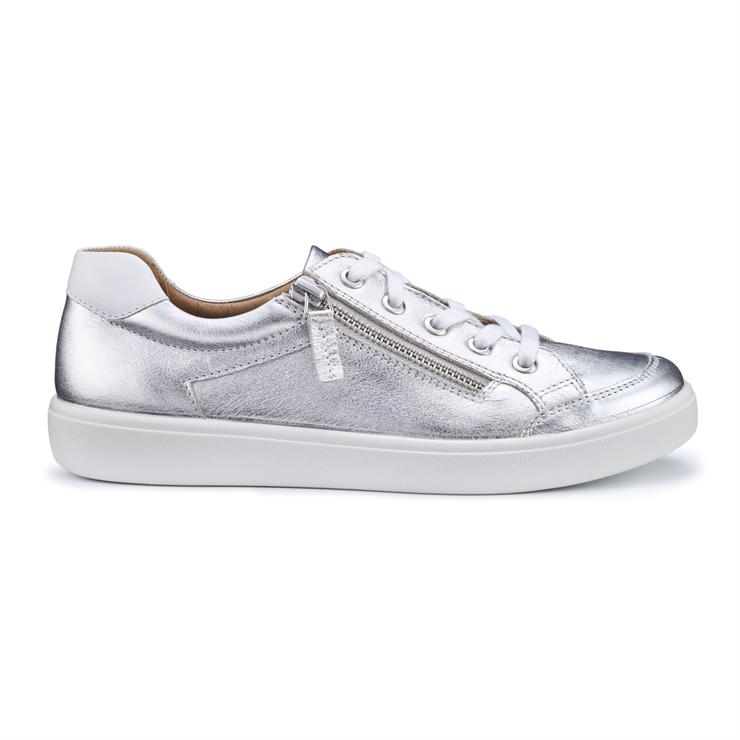 hotter Chase II Trainers Silver Metallic / White