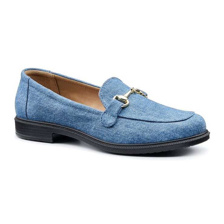 Hotter Clovelly Shoes Denim