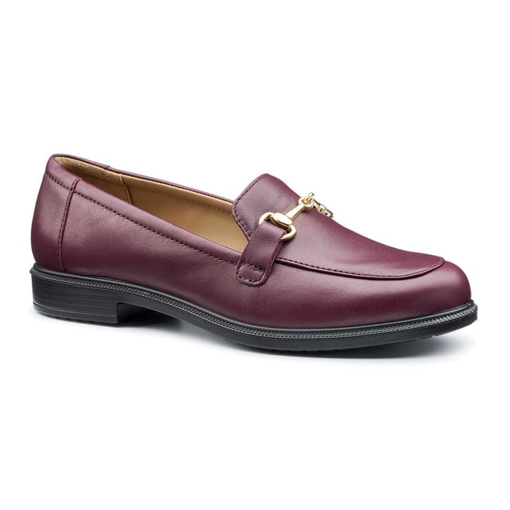 Hotter Clovelly Shoes Maroon