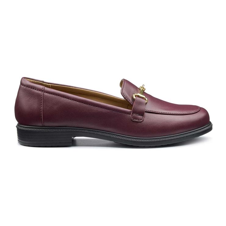 hotter Clovelly Shoes Maroon