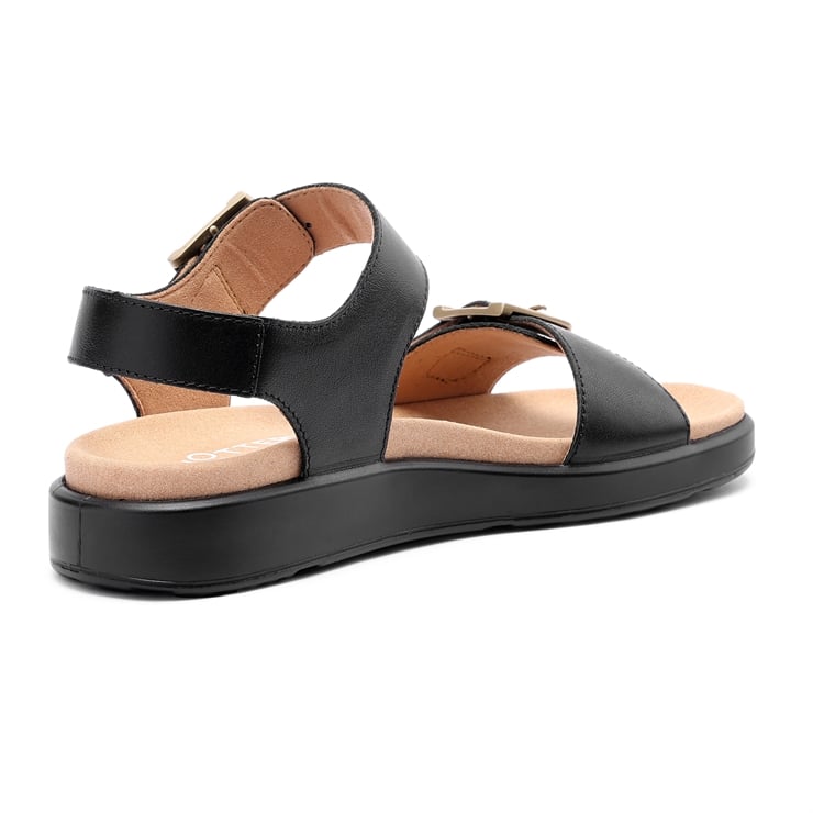 Hotter Corfu Sandals Black
