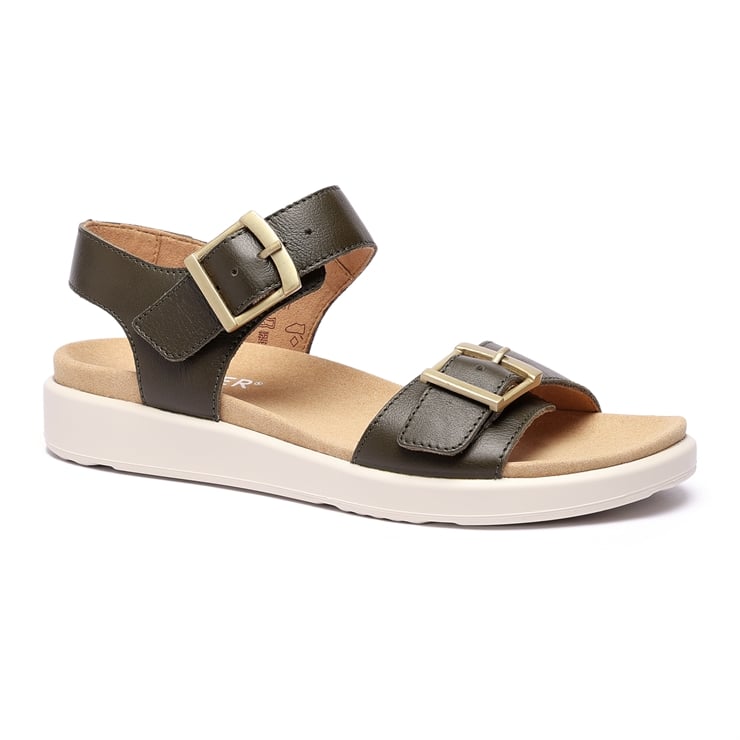 Hotter Corfu Sandals Khaki