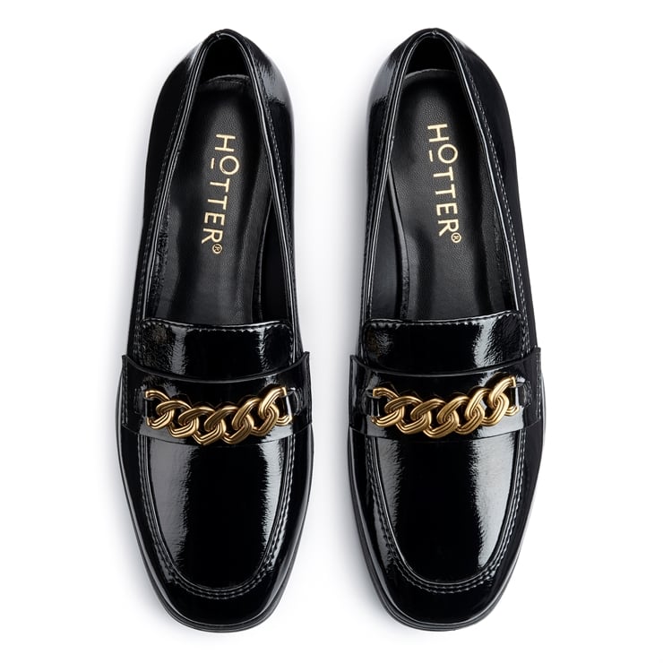 Hotter Cornell II Shoes Black