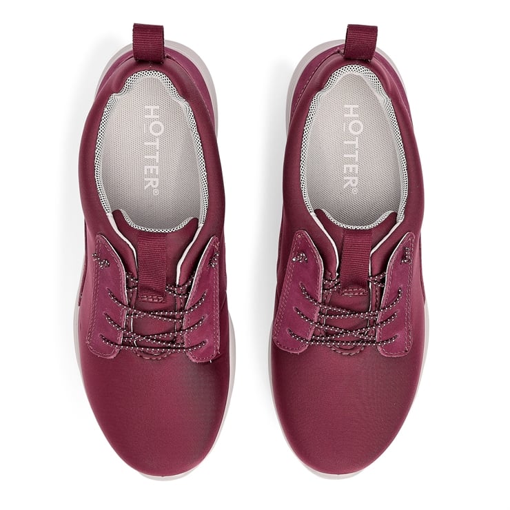 Hotter Dash Trainers Dark Cherry