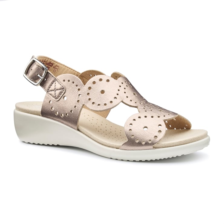 Hotter Diana Sandals Rose Gold