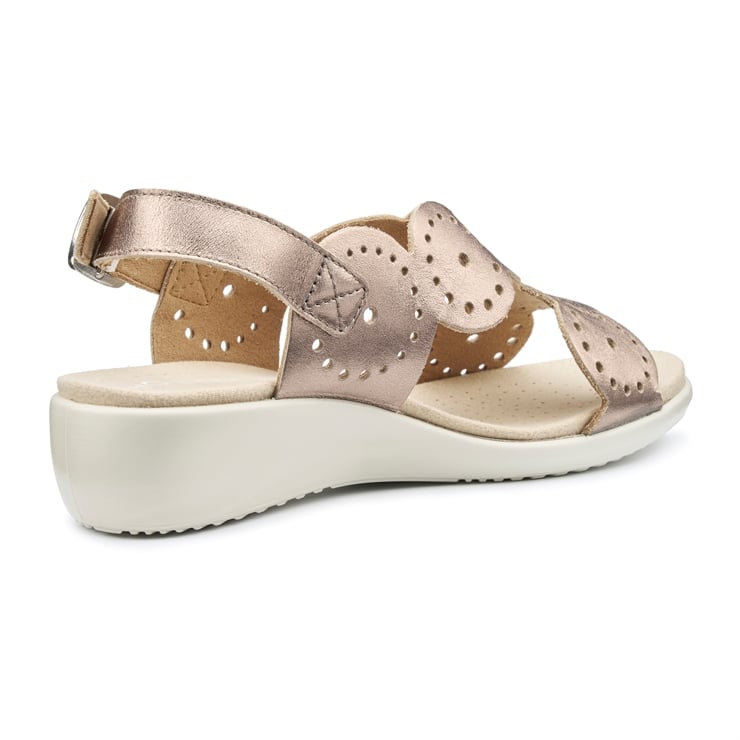 Hotter Diana Sandals Rose Gold