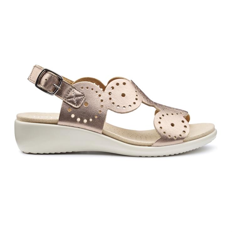 hotter Diana Sandals Rose Gold
