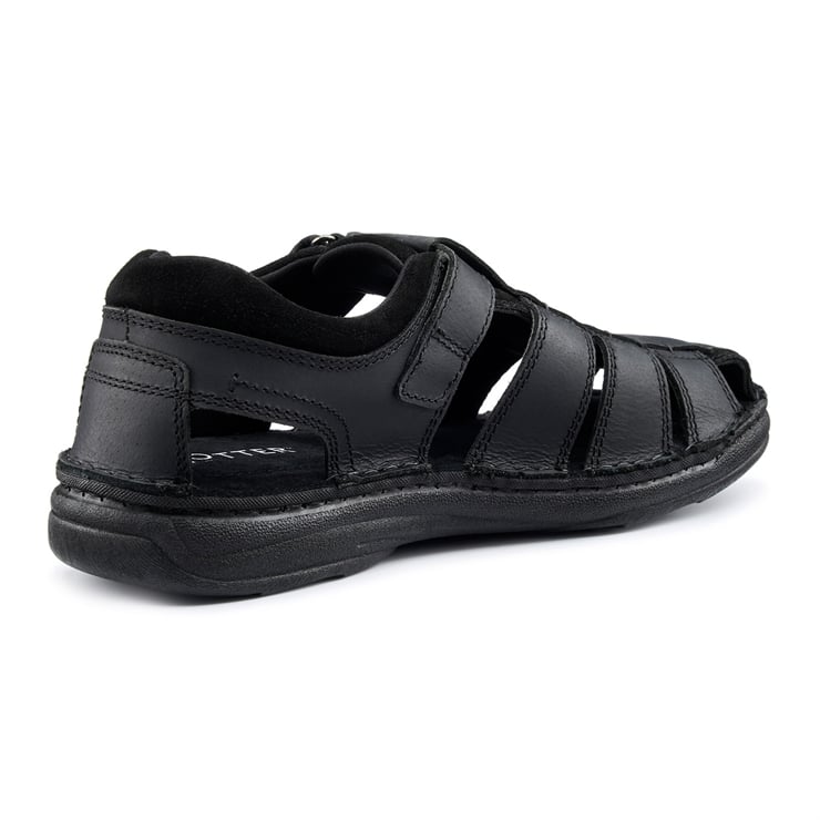 Hotter Dock II Sandals Black