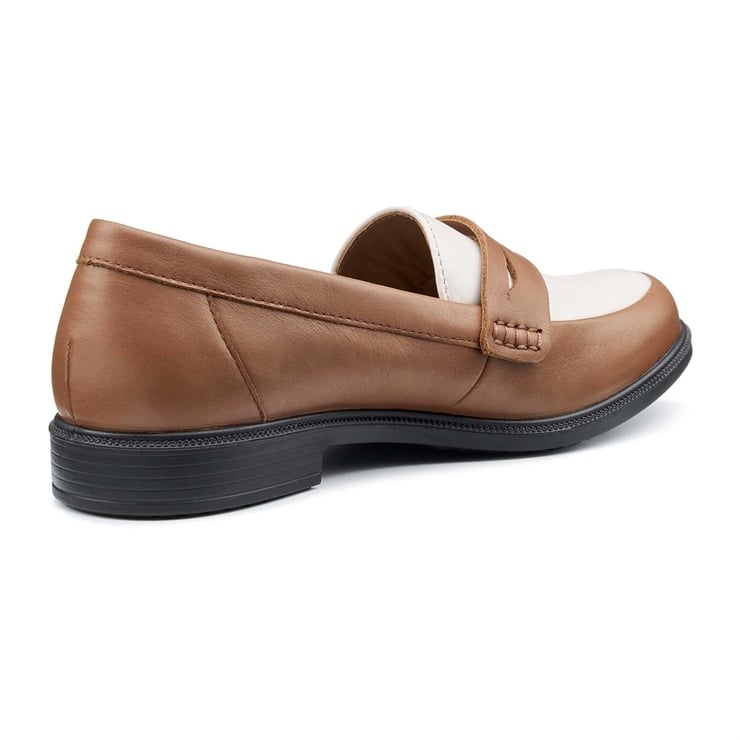 Hotter Dorset Shoes Rich Tan / White Sand