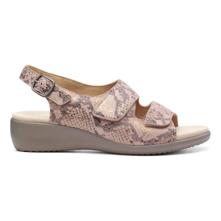 hotter Easy II Sandals Blush Snake