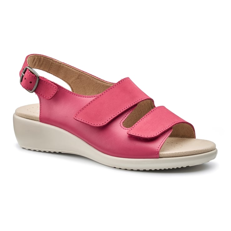 Hotter Easy II Sandals Bright Pink