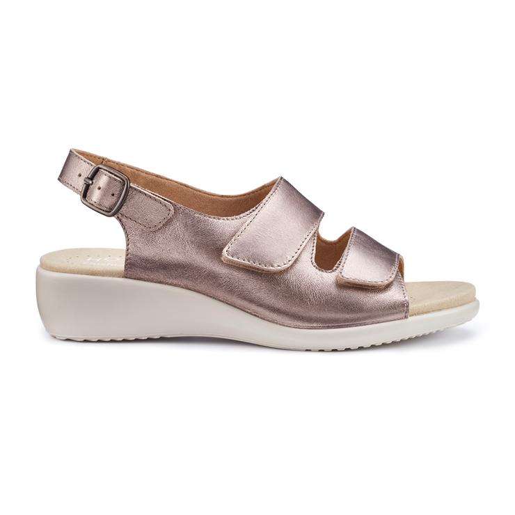 hotter Easy II Sandals Rose Gold