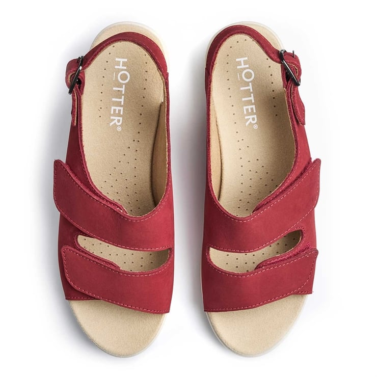 Hotter Easy II Sandals Salsa