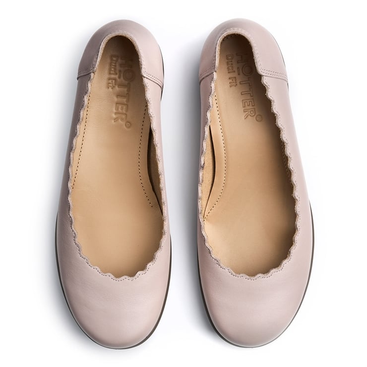 Hotter Eider Shoes Light Mink