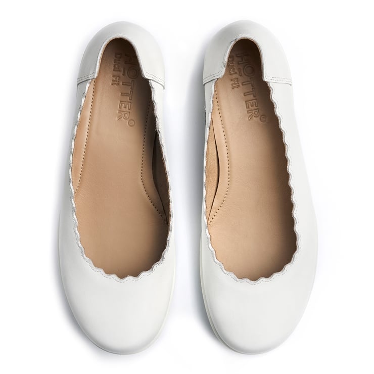 Hotter Eider Shoes White