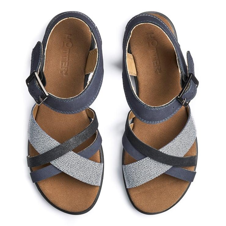 Hotter Eleanor Sandals Navy Multi
