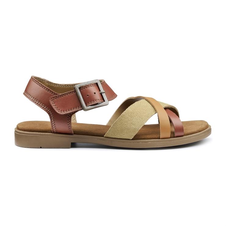 hotter Eleanor Sandals Tan Multi