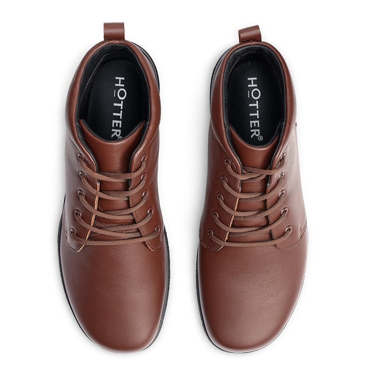 Hotter Ellery Boots Walnut