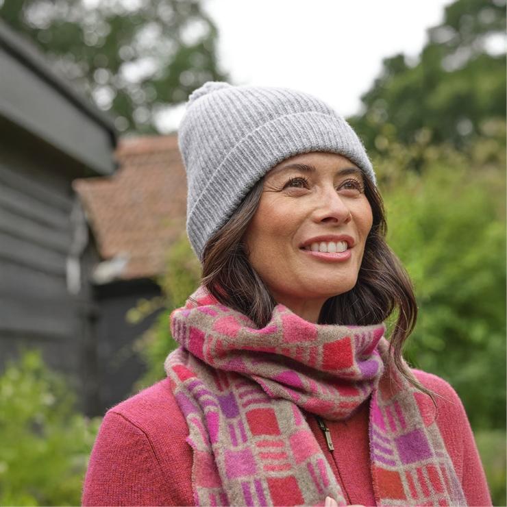 hotter Essential Lambswool Hat Grey Marl