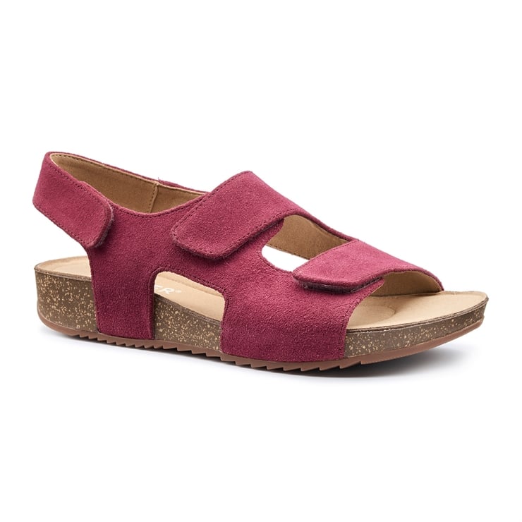Hotter Explore Sandals Dark Rose