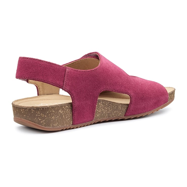 Hotter Explore Sandals Dark Rose