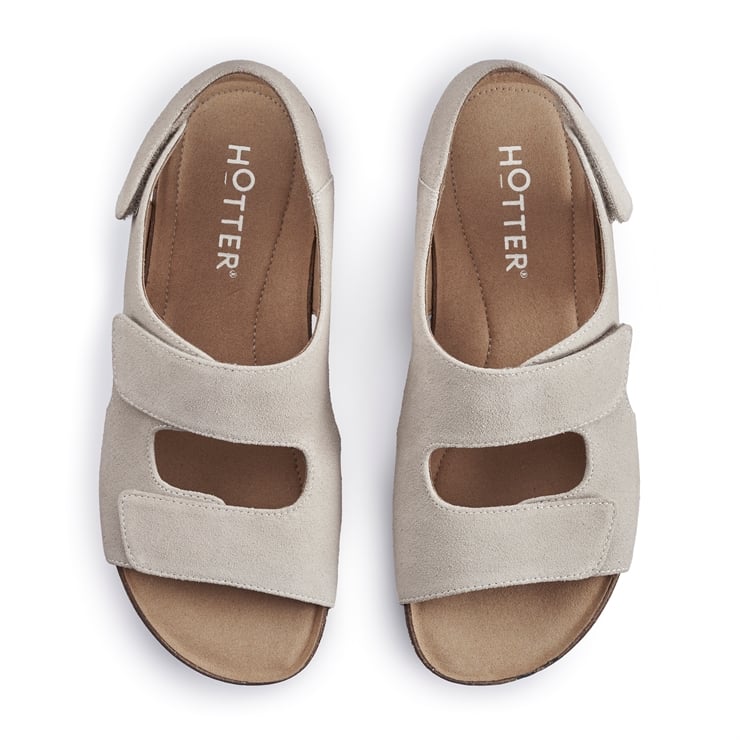 Hotter Explore Sandals Taupe