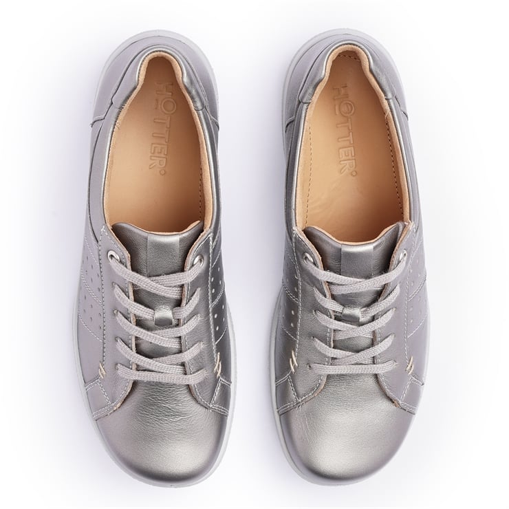 Hotter Fearne II Shoes Pewter / Light Grey