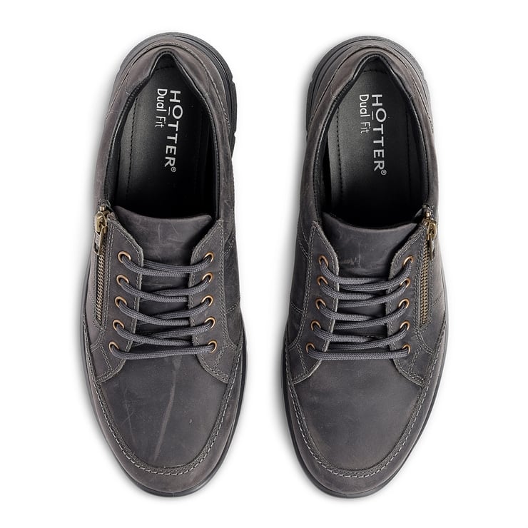 Hotter Finn Trainers Dark Grey