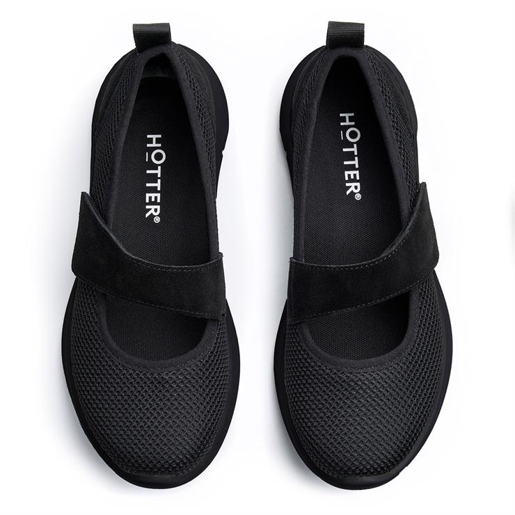 Hotter Flow Trainers Black