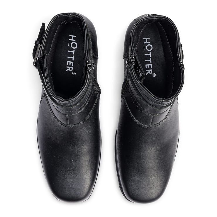 Hotter Foxton Boots Black