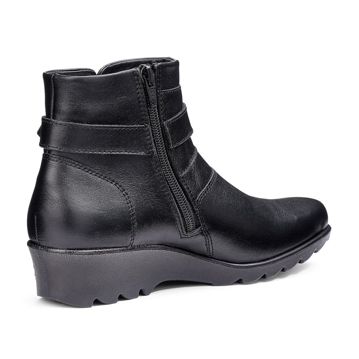 Hotter Foxton Boots Black