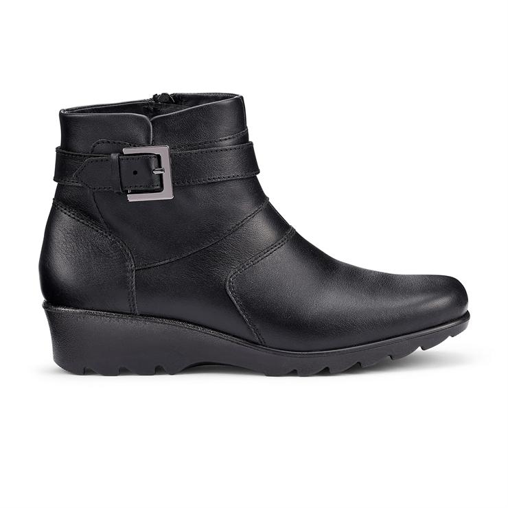 hotter Foxton Boots Black