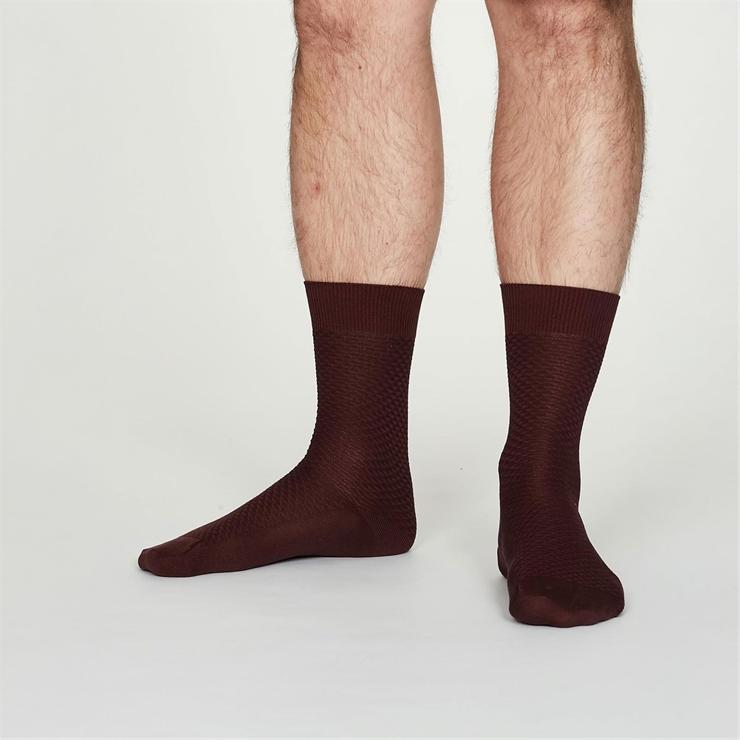Hotter Geoffrey Socks Burgundy