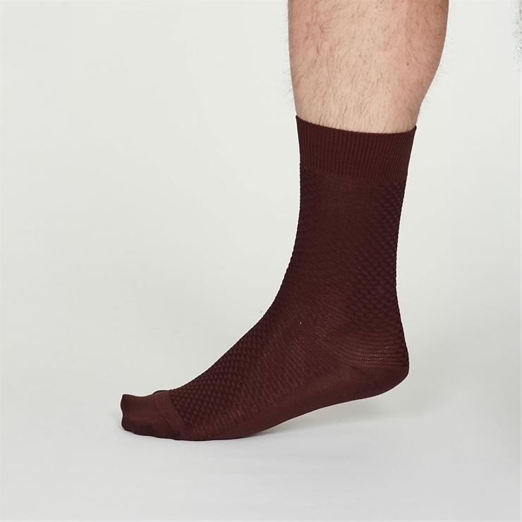 hotter Geoffrey Socks Burgundy