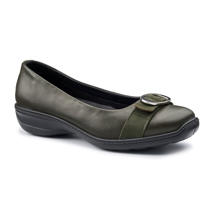 Hotter Grace Shoes Forest Green