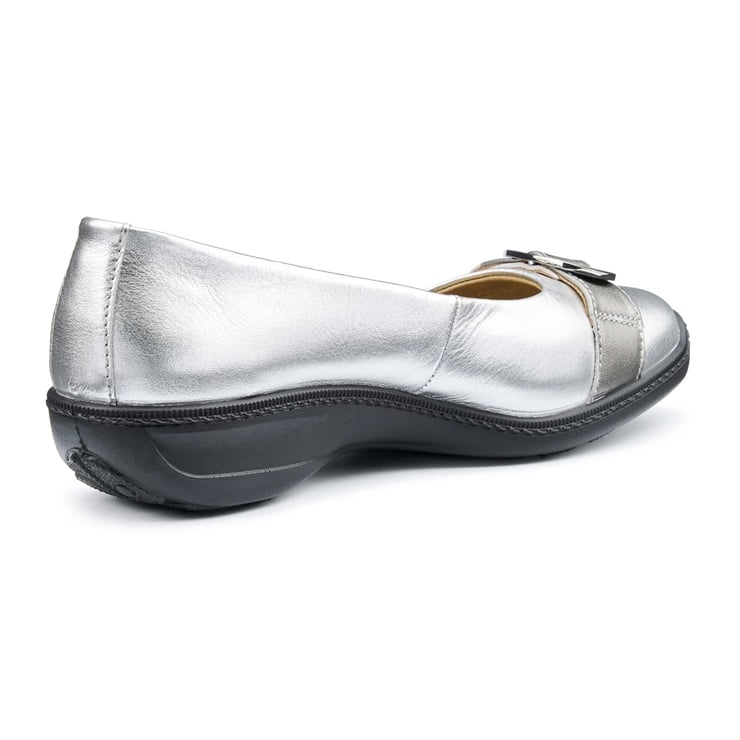 Hotter Grace Shoes Silver / Pewter