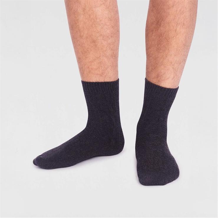 Hotter Hendrix Cotton Socks Black